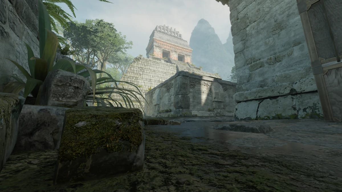 CS2 Ancient map cover with donk's crosshair